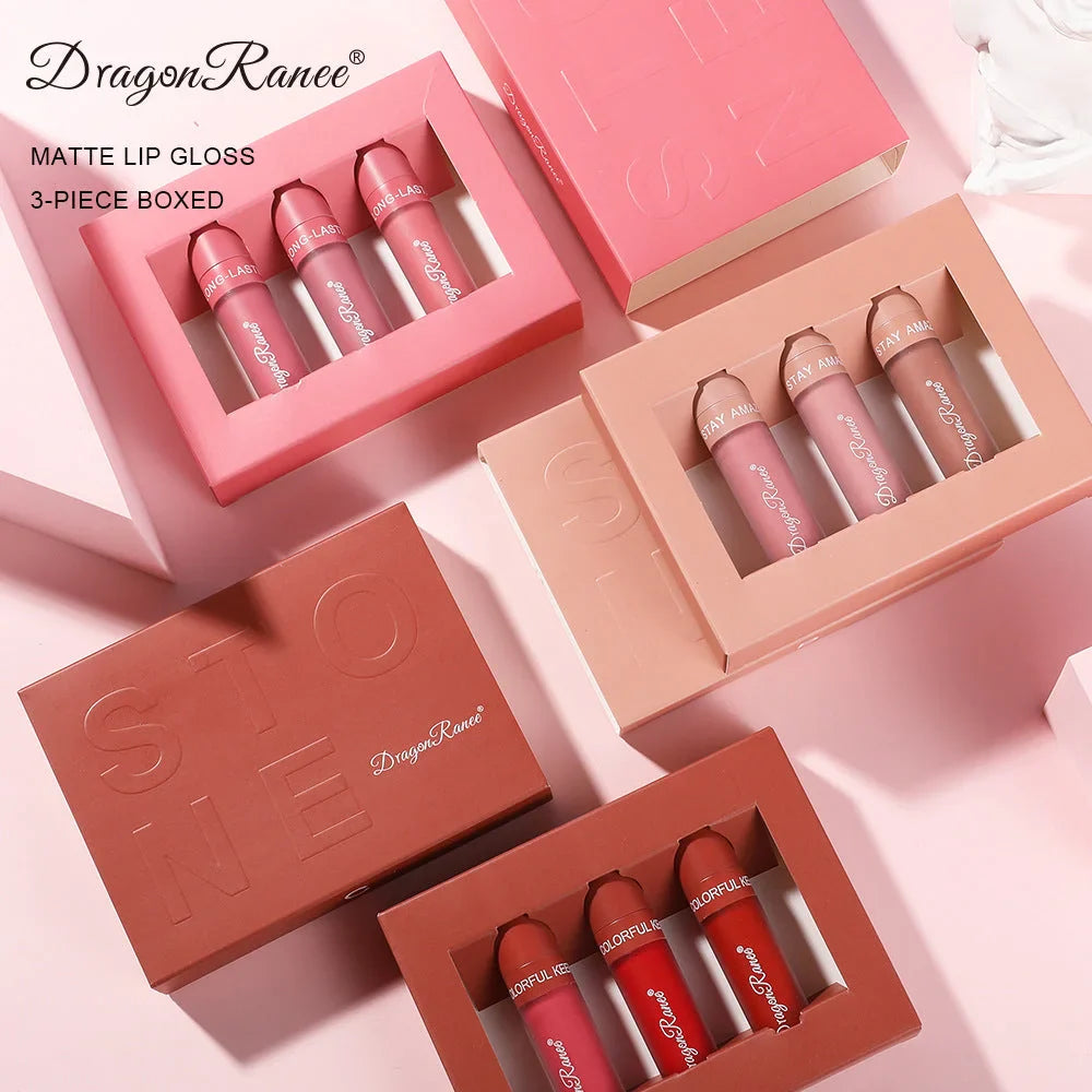 Dragon Ranee 3 Pcs High Quality Lipgloss Set Dragon Ranee