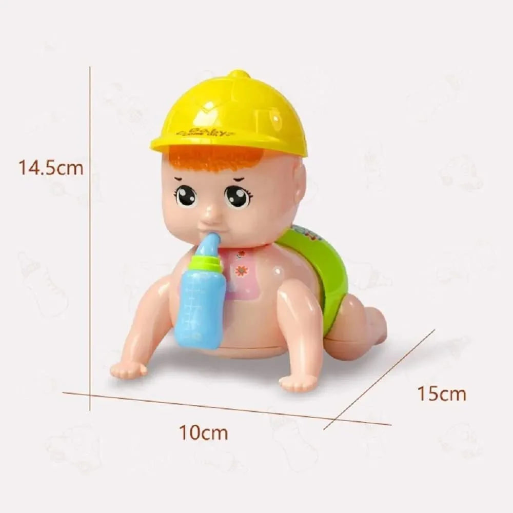 Musical Baby Crawling Toy for Kids with 3D Lights & Music – Multicolor Cosmia.pk