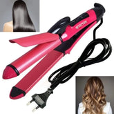 Nova 2 In 1 Professional Hair Curler & Hair Straightener Nova