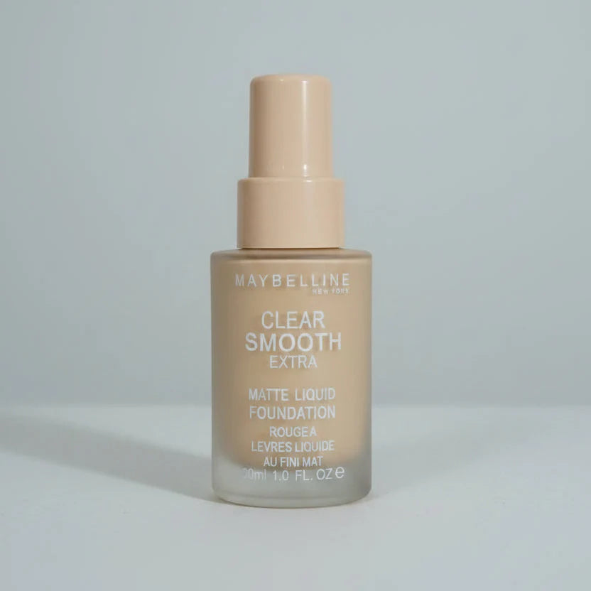 Maybelline New York Clear Smooth Extra Matte Liquid Foundation - 30ml Maybelline