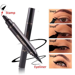 Miss Rose Liquid Black Eyeliner Pencil Quick Dry Waterproof With Stamp Miss Rose
