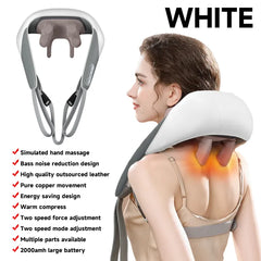 Neck & Back Massager with Heat Deep 5D Cosmia.pk