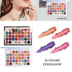 Mielena 36 Colors Eyeshadow Palette Mielena