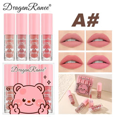 Dragon Ranee Long Lasting Lip gloss Set of 4Pcs Dragon Ranee