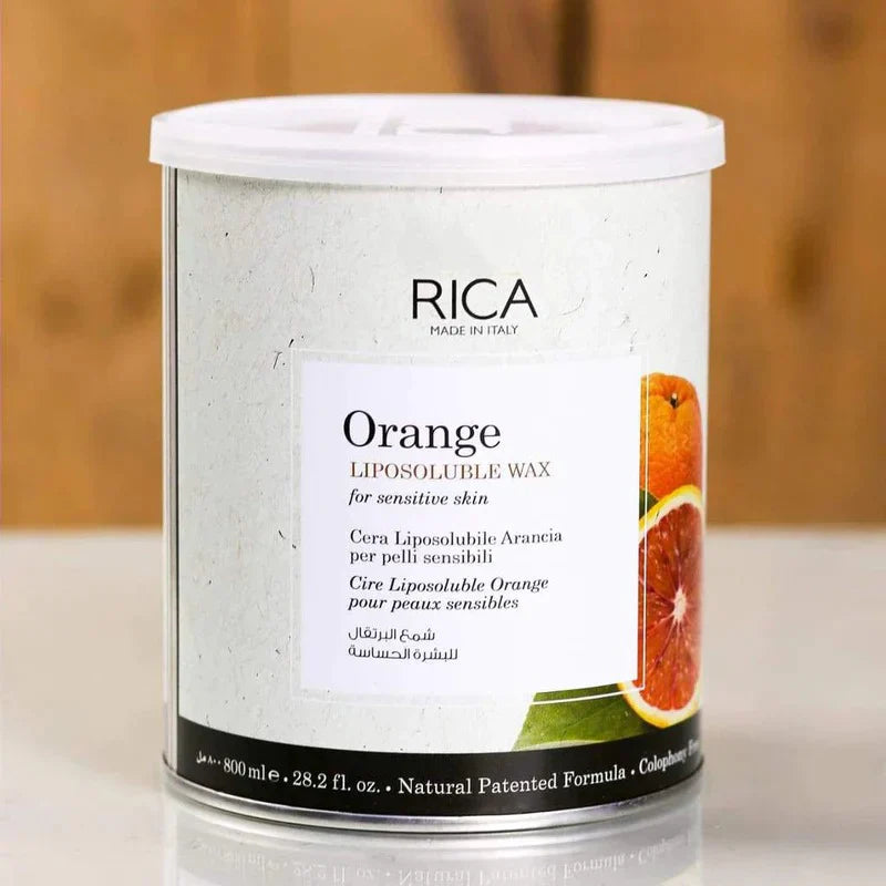 Rica Liposoluble Wax Orange 800g rica