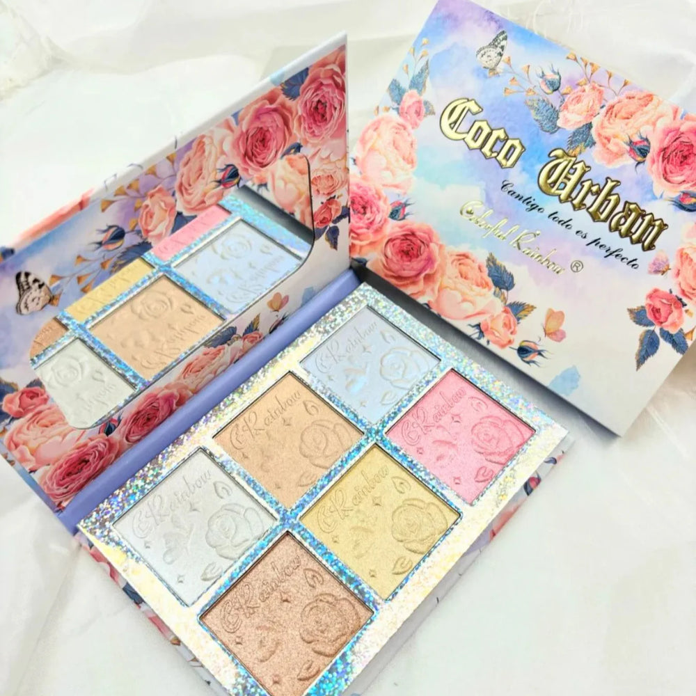 Coco Urban Highlighter Palette (6 Colors) Coco Urban