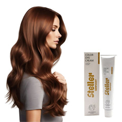 Steller Germany Color Dye Cream - 8-73 Hazelnut Riesgo - 100ml Steller