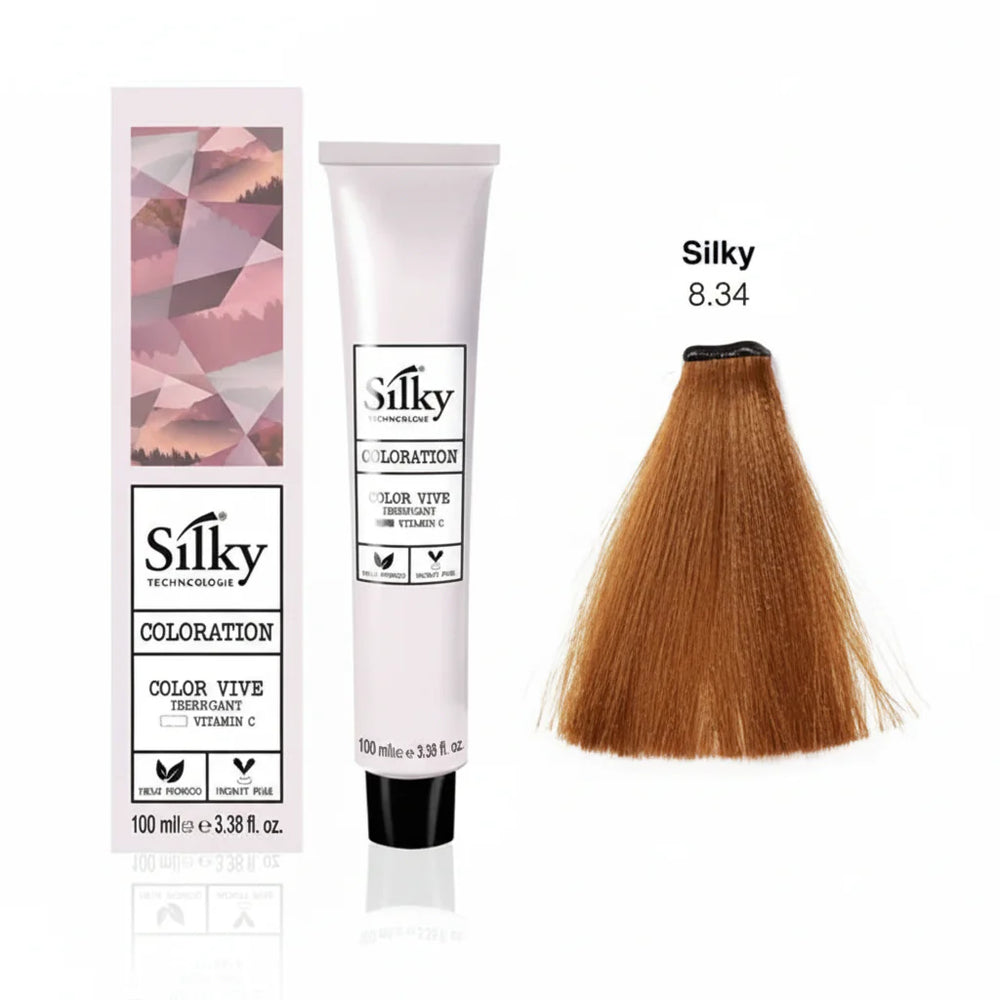 Silky 8.34 Hair Color – 100ml Silky