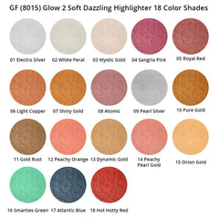 Glamorous Face Glow 2 Soft Dazzling Highlighter Glamorous Face