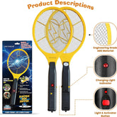 DEVOGUE Rechargeable Electric Mosquito Killer Racket DEVOUGE