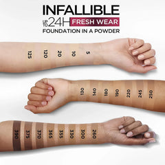 L'Oreal Paris Makeup Infallible Fresh Wear Foundation in a Powder Loreal Paris