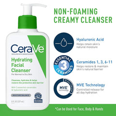 CeraVe Hydrating Facial Cleanser – 355ml CeraVe