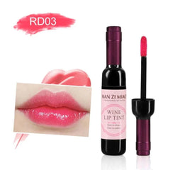 6 Pcs Wine Lip Tint Man ZI Miao