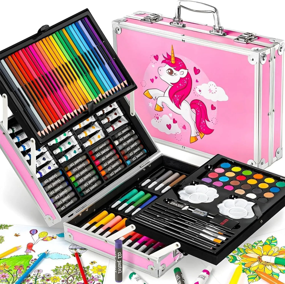 Art Set Premium Briefcase 4-Sides - 145 Pcs Cosmia.pk