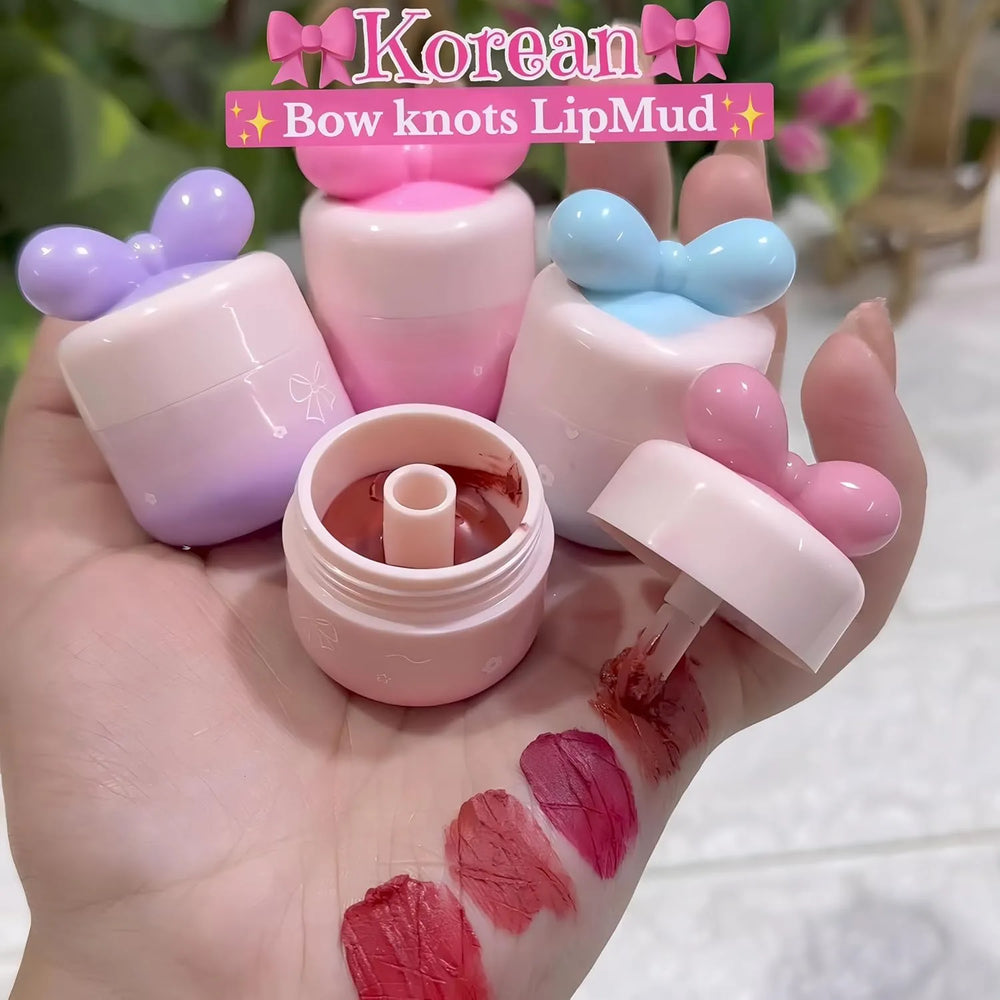 Mocallure Korean Bow knot Lip Mud Mousse Mocallure