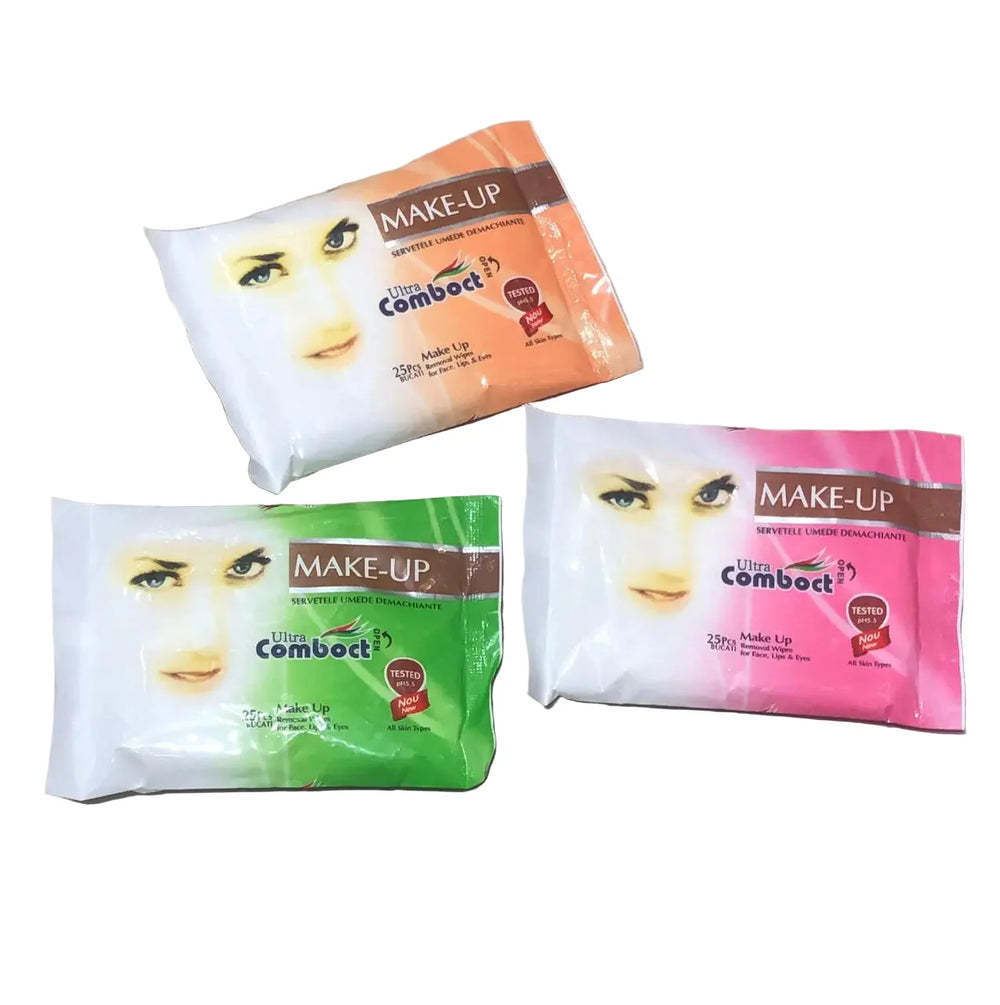 Ultra Comboct Makeup Removal Wipes - 25Pcs Ultra Comboct