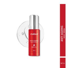 Maliao Skin Renewal And Brightening Anti Ageing Vit C+ Night Serum - 30ml Maliao