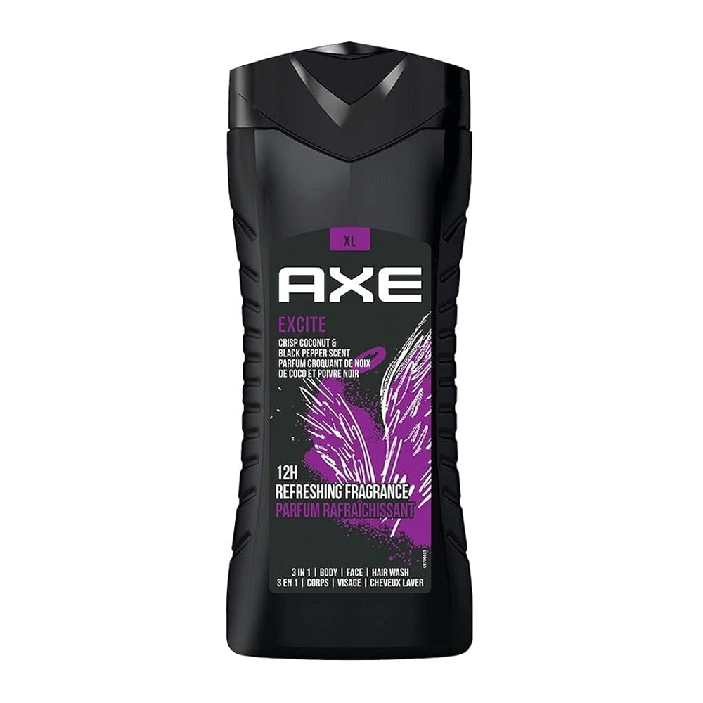 Axe Excite Xl Shower Gel 400ml Axe