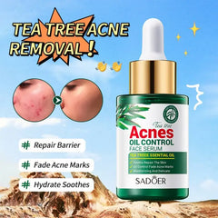 Sadoer Tea Tree Oil Control Anti-Acne Serum Essence 30ml Sadoer