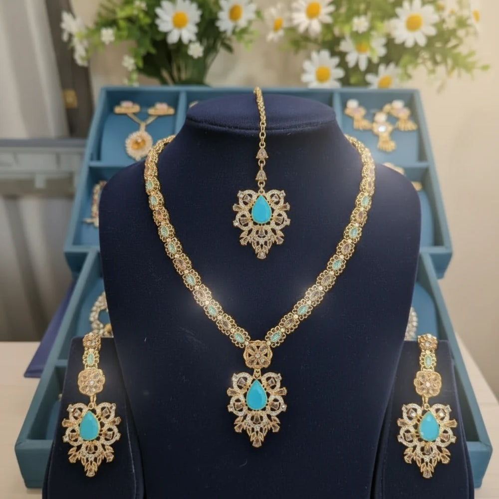 Zircon Necklace Set – Best Quality Cosmia