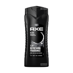 Axe Black Xl 3in1 Shower Gel 400ml Axe