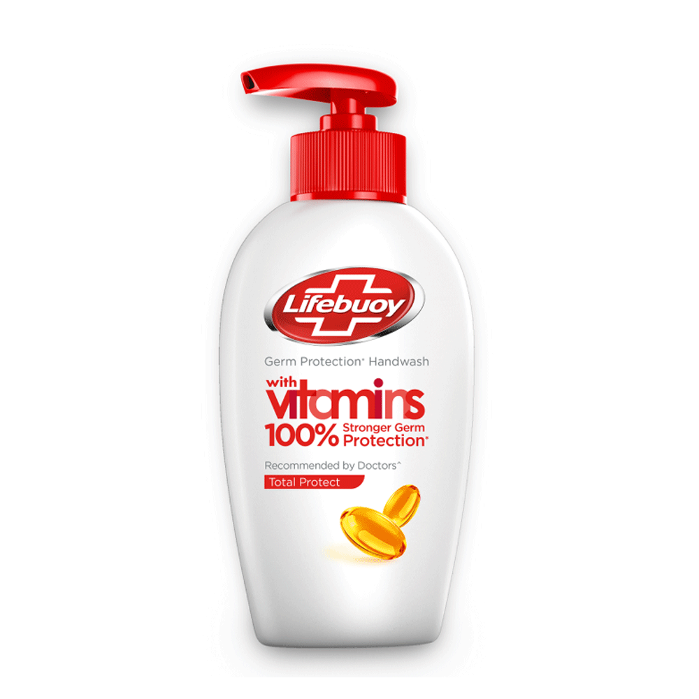 Lifebuoy Total Protection With Vitamins Hand Wash 200ml Lifebuoy