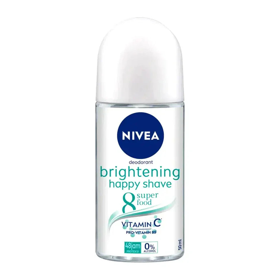 Nivea Brightening Happy Shave Deodorant Roll On - 50ml Nivea