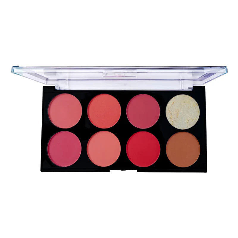 Glamorous Face 8 Color Ultra Blush on Palette Glamorous Face