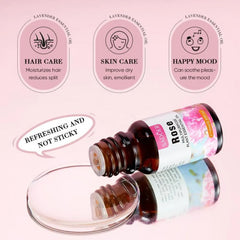 SADOER Pure Rose Essential Oil Acne Treatment Anti Pimple Massage Oil 10ml Sadoer
