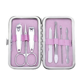 Luxury 7-in-1 Stainless Steel Manicure Pedicure Grooming Kit Cosmia.pk
