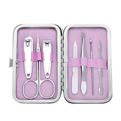 Luxury 7-in-1 Stainless Steel Manicure Pedicure Grooming Kit Cosmia.pk