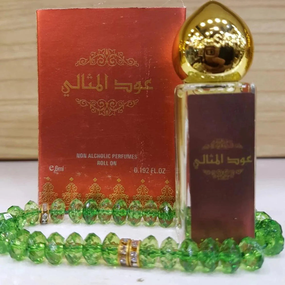 Oud Al Masali Attar with Tasbeeh 6ml Oud Al Masali