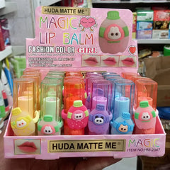 Huda Matte Me Long lasting Pink Magic Lip Balm huda matte me