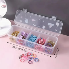 1Pc Household Hair Accessories Five Compartment Storage Box Cosmia.pk