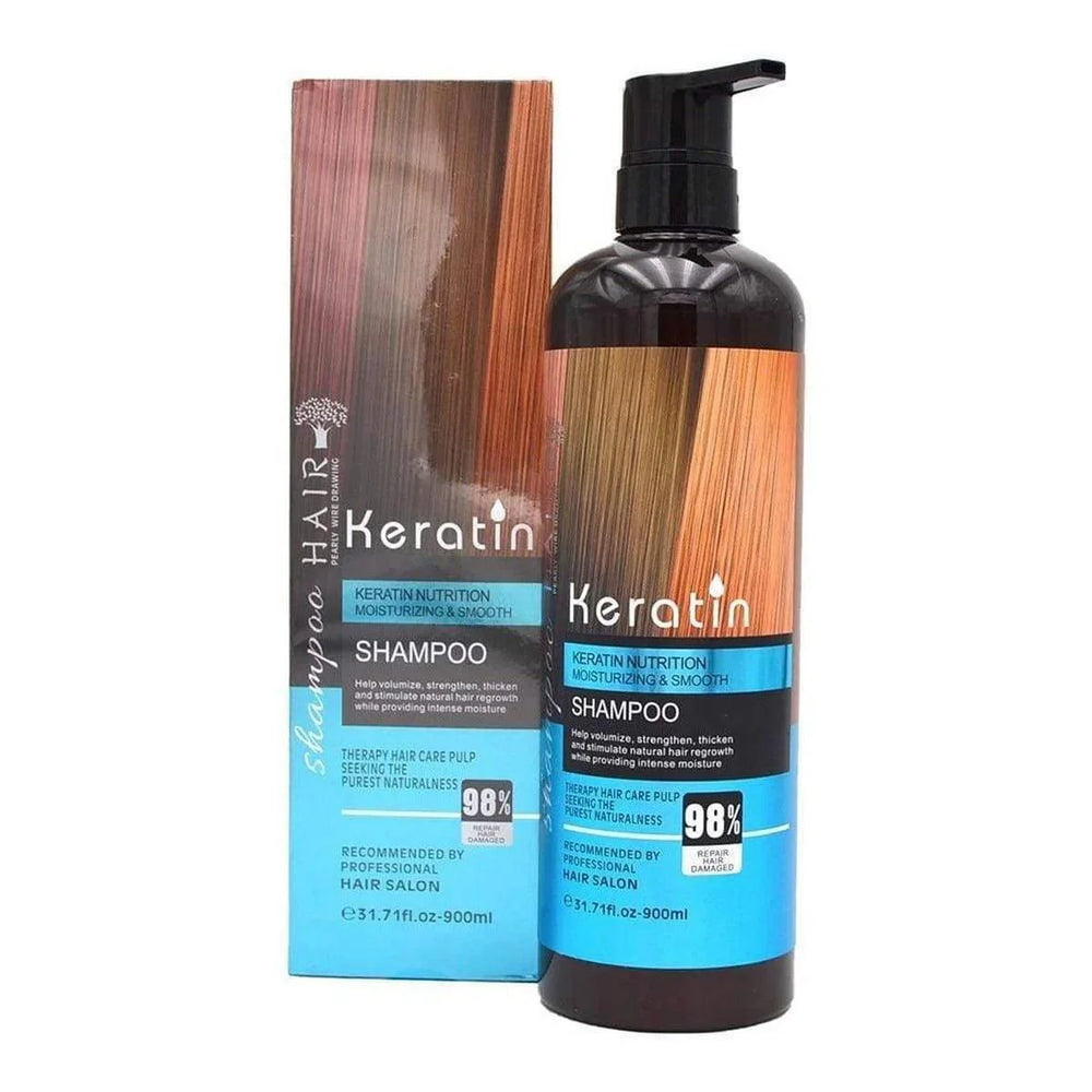 Keratin Nutrition Moisturising And Smooth Shampoo - 900ml Keratin