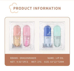 2 Pcs Instant Volumizing Lips Plumper Essential Oil Dragon Ranee