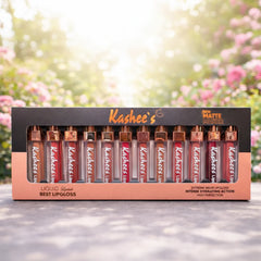 Kashees Matte Lipgloss - 12 Pcs Set Kashees