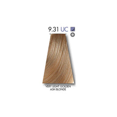 Keune Ultimate Cover Very Light GOLDEN ASH BLONDE 9.31 with Keune Developer 20 Volume - 60 ml Keune