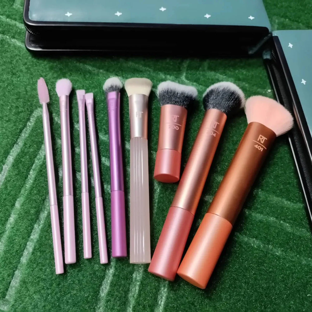 9 Pcs Original Real techniques makeup brush kit Real Technique