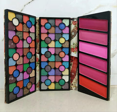 Miss Ayesha 100 Color Eyeshadow Palette & 6 Color Blush-on Miss Ayesha