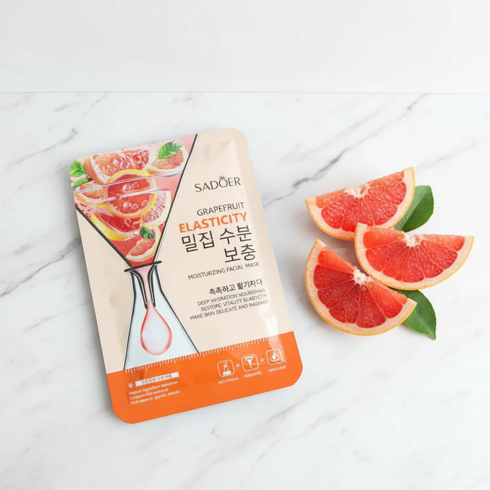 Sadoer Grapefruit Elasticity Moisturizing Facial Mask - 25g Sadoer