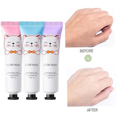 Loufmiss 5Pcs Cute Cat Hand Cream Set Loufmiss