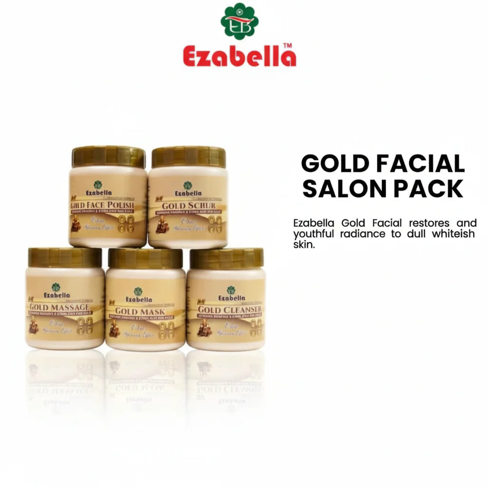 Ezabella Gold Facial Salon - 5 Pack Ezabella