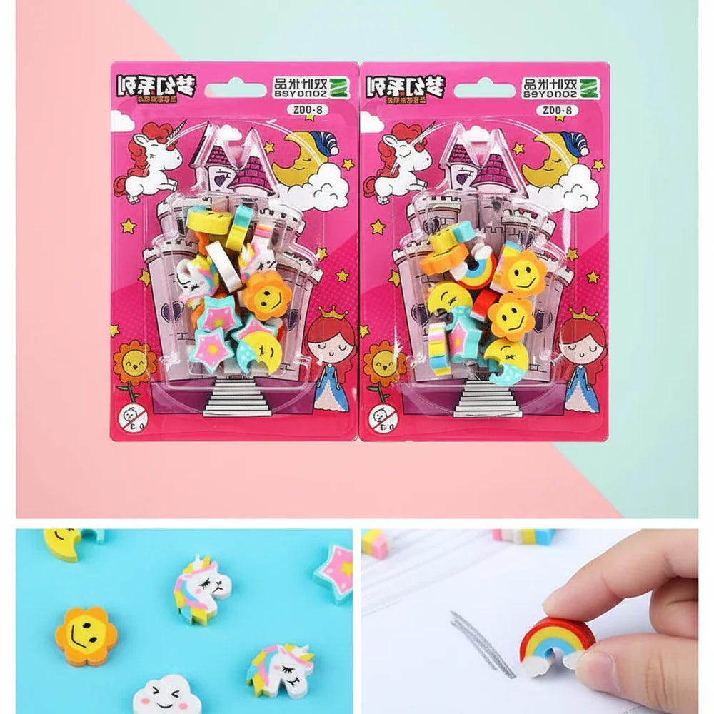 Unicorn Eraser Set Cosmia.pk