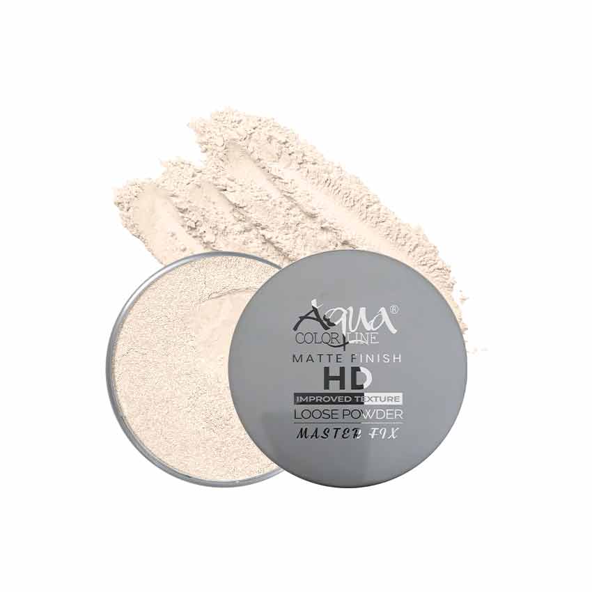 Aqua Color Line Matte Finish HD Loose Powder . Aqua Color Line