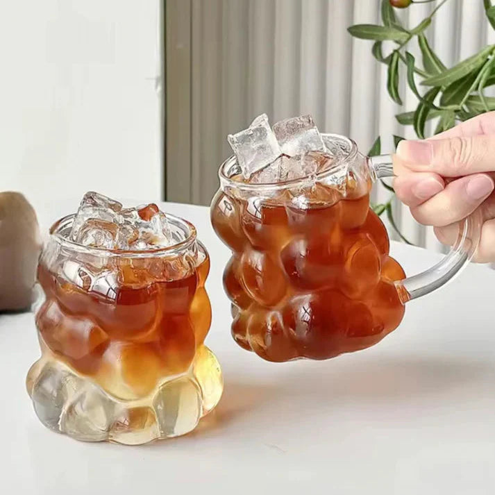 Bubble Design Coffee Glass Mug Cosmia.pk