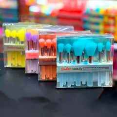 Sweet Beauty Makeup Brush Set Blister X 10 Pcs. Sweet Beauty