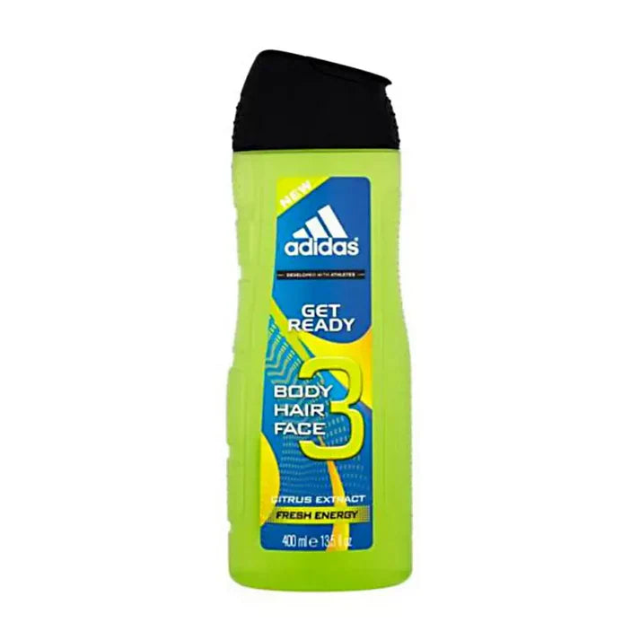 Adidas Get Ready Fresh Energy 3-in-1 Shower Gel (400ml) Adidas