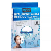 AZURE Hyaluronic Acid & Retinol Anti Aging Facial Mask-Rejuvenating AZURE