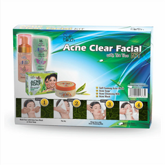 Soft Touch Acne Clear Facial Kit 4 Items Soft Touch